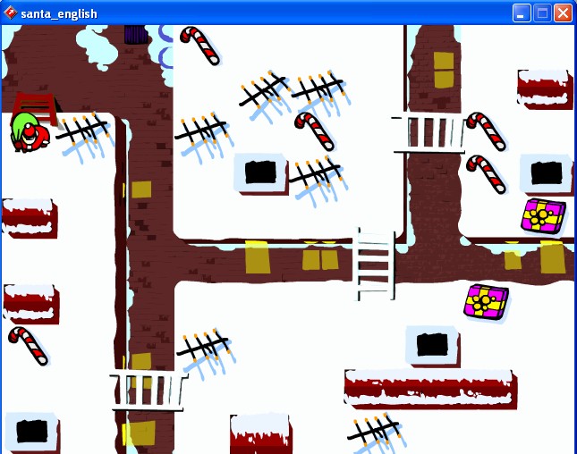 Santa Claus is Back - screenshot of a level